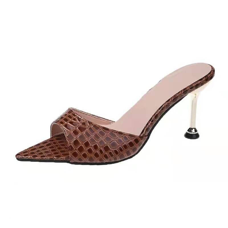 European and American fashion pointed toe stiletto heels