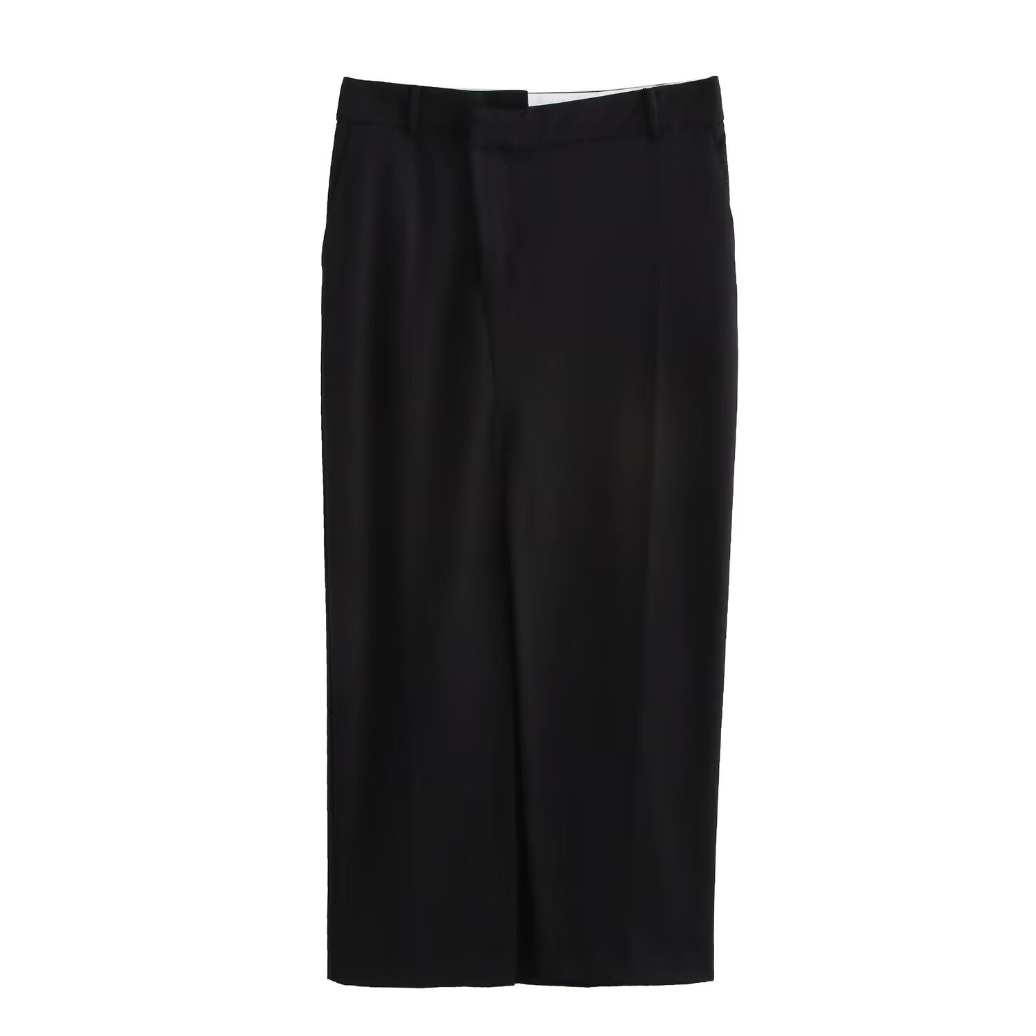 Women's Fashion Satin Back Texture Camisole + Slit Midi Skirt Set