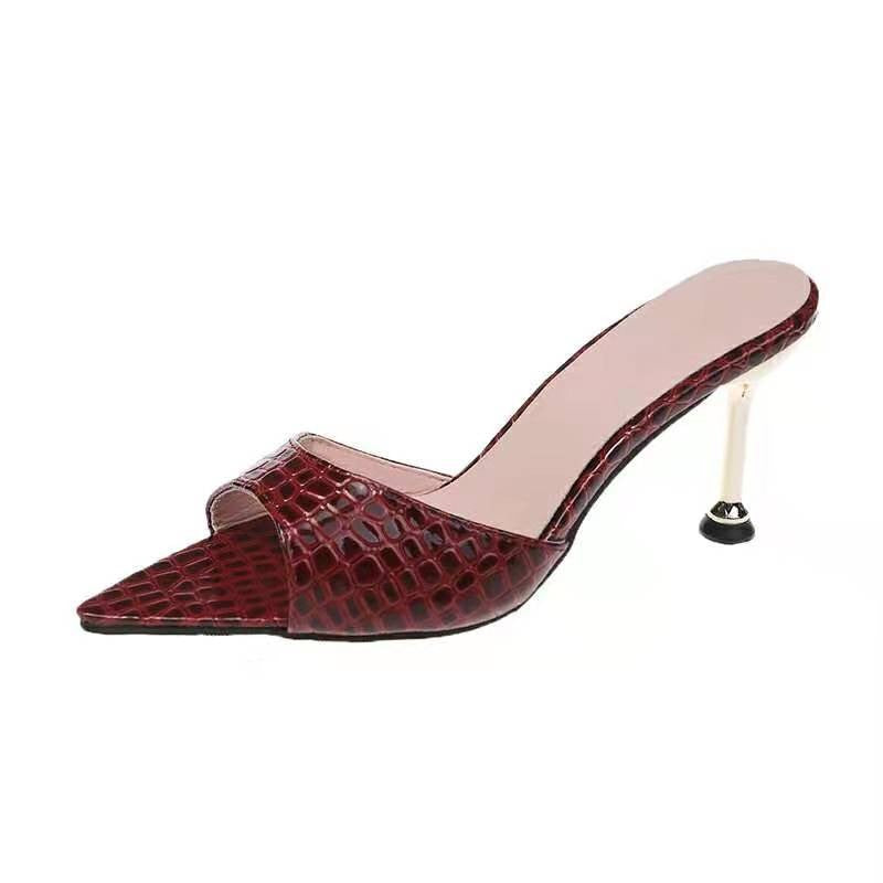 European and American fashion pointed toe stiletto heels