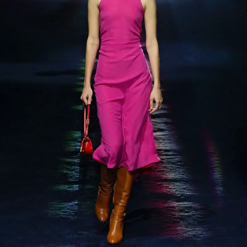 Hollowed Out Thick High Heels