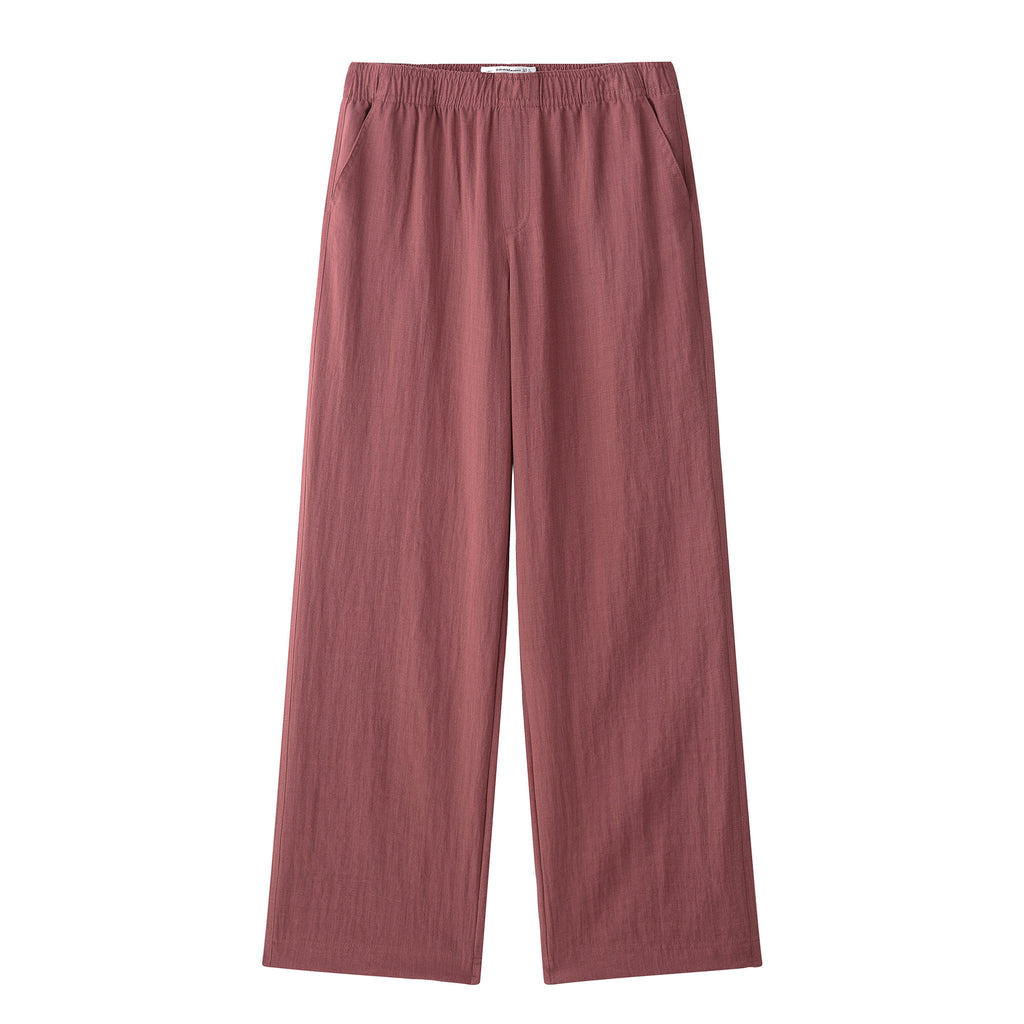 Women's Fashion Kimono-style Jacket with Belt + Flare Pants in Sleepwear Style