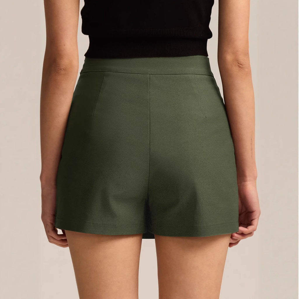 Women's high waisted split skirt