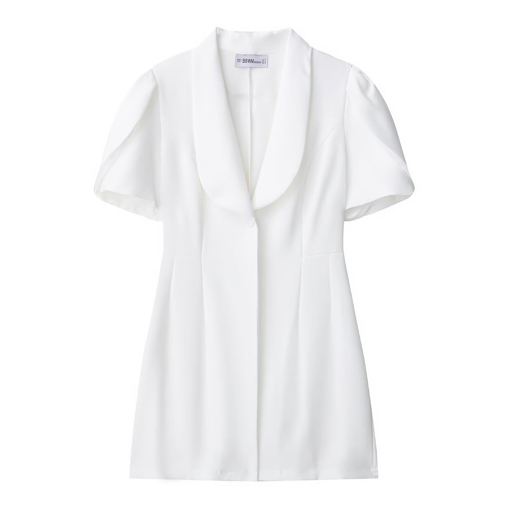 Women's Fashion Temperament Air Texture Suit-style Dress